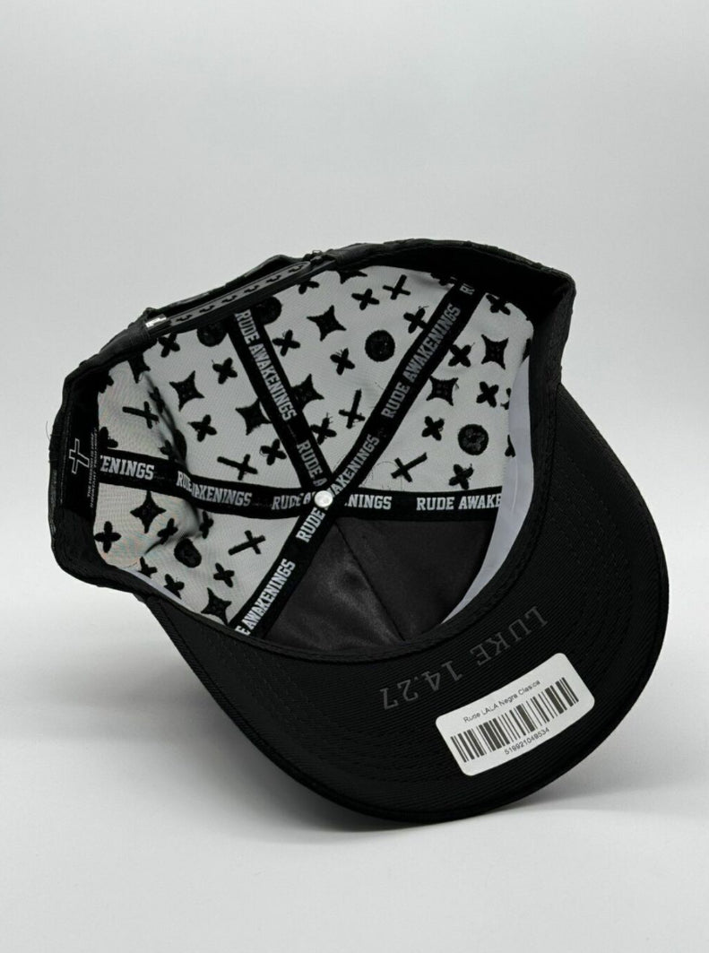 GORRA RUDE AWEAKINGS "LALALA" MALLA NEGRA