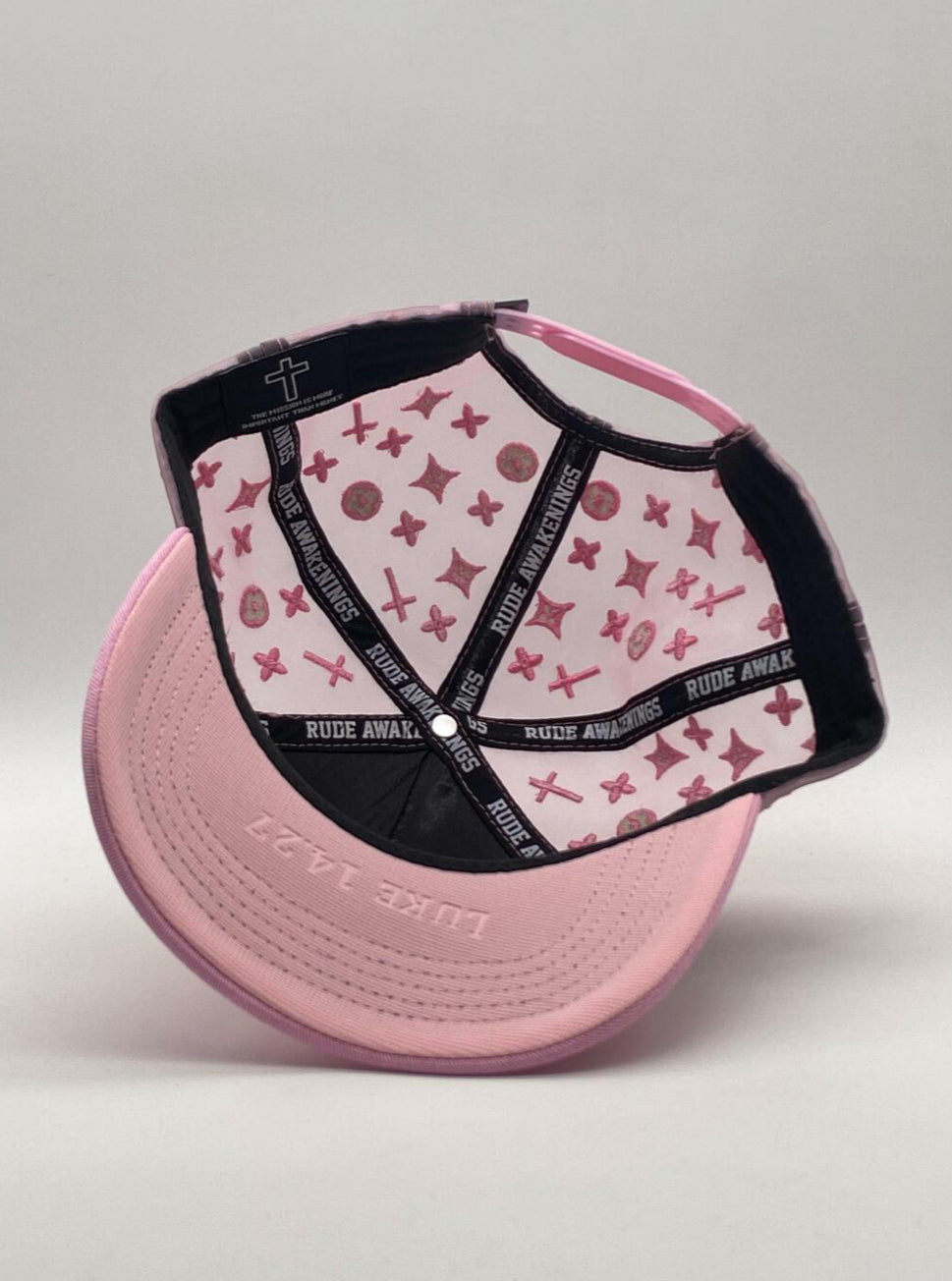 GORRA RUDE AWEAKINGS "LALALA" MALLA ROSA